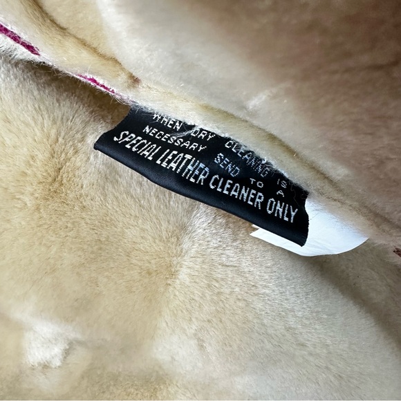 Wilsons Leather Maxima Penny Lane Coat Pink Teddy Vintage Look Faux Fur Large - Picture 8 of 11